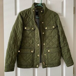 J. Crew Quilted Field Jacket. NWOT